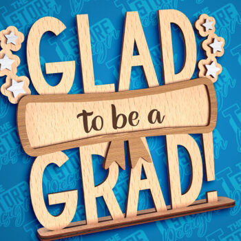 Intra απο ξύλο plywood 3mm-4mm πάχος - Graduation Stand Laser Cut |Σχέδιο Stand Δίασταση 30x20 cm INTRAFABR-93839460 - Image 2