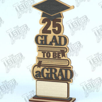 Intra απο ξύλο plywood 3mm-4mm πάχος - Graduation Tassel Holder|Αποφοίτηση 2025 Δίασταση 30x20 cm INTRAFABR-117800238 - Image 1
