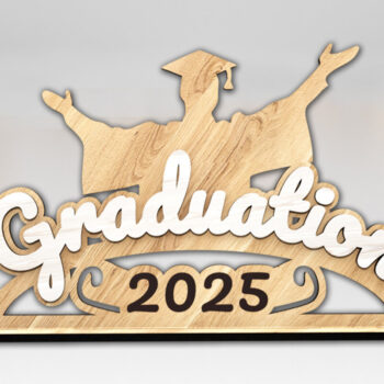 Intra απο ξύλο plywood 3mm-4mm πάχος - Σύνολο προτύπων αποφοίτησης Δίασταση 6x3 cm INTRAFABR-120840254 - Image 9