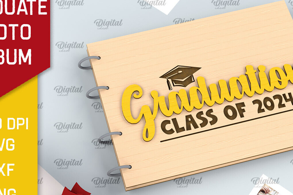 Intra απο ξύλο plywood 3mm-4mm πάχος - Αποφοίτηση Ξύλινο άλμπουμ φωτογραφιών με λέιζερ Δίασταση 30x20 cm INTRAFABR-97084330