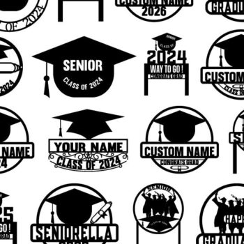 Intra απο ξύλο plywood 3mm-4mm πάχος - Graduation,Graduation METAL Custom Grad. Δίασταση 40x50 cm INTRAFABR-100495740 - Image 1