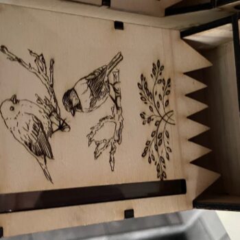 Intra απο ξύλο plywood 3mm-4mm πάχος - Grain Dispenser Special Back Mount 450g Δίασταση 20x20 cm INTRAFABR-70843566 - Image 1