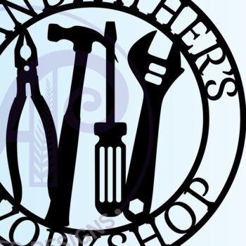 Intra απο ξύλο plywood 3mm-4mm πάχος - Πινακίδα Εργαλείων Εργαστηρίου Παππού Δίασταση 30x20 cm INTRAFABR-69101188 - Image 3