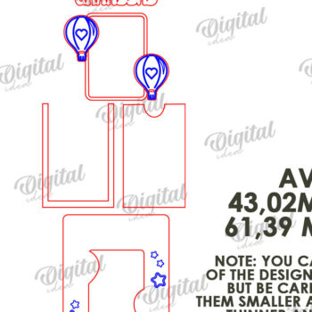 Intra απο ξύλο plywood 3mm-4mm πάχος - με μαγνήτη φωτογραφιών παππούδων και γιαγιάδων Δίασταση 30x20 cm INTRAFABR-112689781 - Image 3