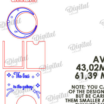Intra απο ξύλο plywood 3mm-4mm πάχος - με μαγνήτη φωτογραφιών παππούδων και γιαγιάδων Δίασταση 30x20 cm INTRAFABR-112689893 - Image 3