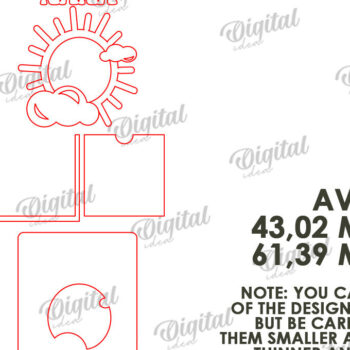 Intra απο ξύλο plywood 3mm-4mm πάχος - με μαγνήτη φωτογραφιών παππούδων και γιαγιάδων Δίασταση 30x20 cm INTRAFABR-112689654 - Image 3