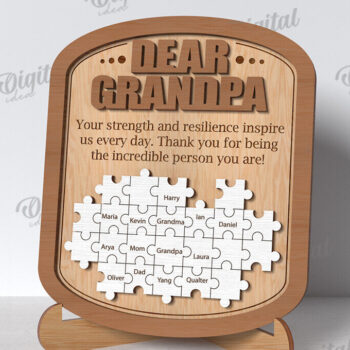 Intra απο ξύλο plywood 3mm-4mm πάχος - Πακέτο λέιζερ γιαγιάδες και παππούδες Δίασταση 20x25 cm INTRAFABR-118768620 - Image 13