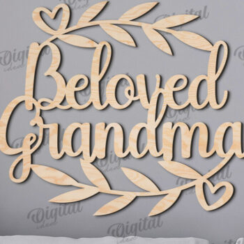 Intra απο ξύλο plywood 3mm-4mm πάχος - Πακέτο κοπής με λέιζερ υπογράφει γιαγιάδες και παππούδες Δίασταση 30x20 cm INTRAFABR-110767973 - Image 10