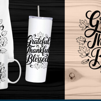 Intra απο ξύλο plywood 3mm-4mm πάχος - Grateful Thankful Blessed  Laser Cut Δίασταση 20x20 cm INTRAFABR-109559063 - Image 1