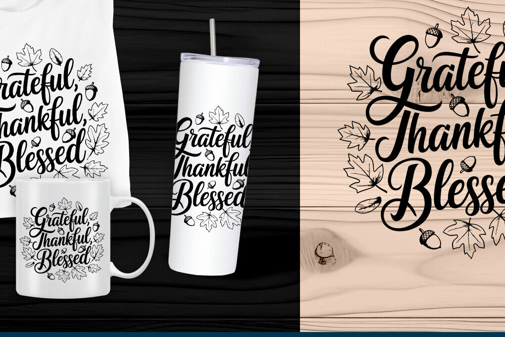 Intra απο ξύλο plywood 3mm-4mm πάχος - Grateful Thankful Blessed  Laser Cut Δίασταση 20x20 cm INTRAFABR-109559063