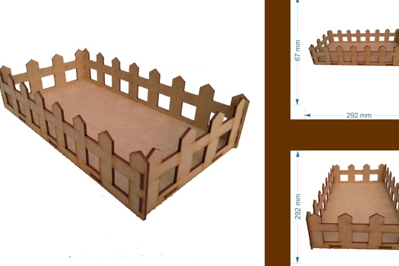 Intra απο ξύλο plywood 3mm-4mm πάχος - Βάση Σχάρας - Κοπή με Laser Δίασταση 20x20 cm INTRAFABR-4055702