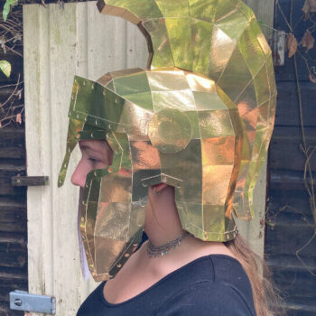 Intra απο ξύλο plywood 3mm-4mm πάχος - Ελληνικό κράνος Δίασταση 30x20 cm INTRAFABR-111284654 - Image 1