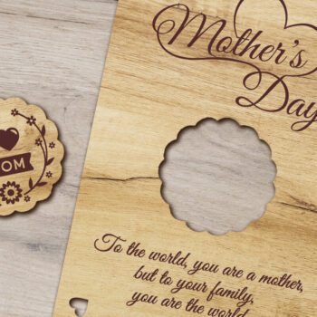 Intra απο ξύλο plywood 3mm-4mm πάχος - Πακέτο ευχετήριων καρτών Δίασταση 4x6 cm INTRAFABR-121052504 - Image 6