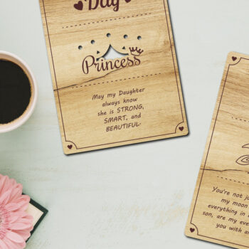 Intra απο ξύλο plywood 3mm-4mm πάχος - Πακέτο ευχετήριων καρτών Δίασταση 4x6 cm INTRAFABR-121052504 - Image 7