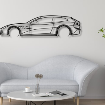 Intra απο ξύλο plywood 3mm-4mm πάχος - GTC4 Lusso Laser Cut Car Vector Design Δίασταση 30x20 cm INTRAFABR-115755543 - Image 1