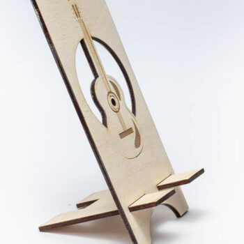 Intra απο ξύλο plywood 3mm-4mm πάχος - Βάση τηλεφώνου κιθάρας Δίασταση 20x20 cm INTRAFABR-66102376 - Image 2