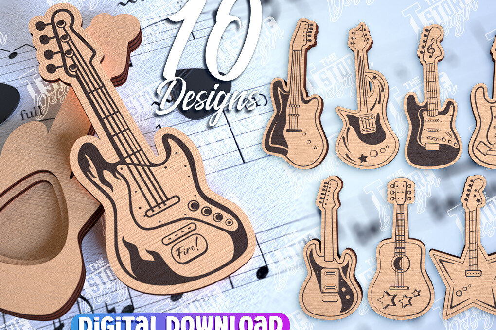 Intra απο ξύλο plywood 3mm-4mm πάχος - Πακέτο θήκης κιθάρας | Κάτοχος Επιλογών Δίασταση 20x20 cm INTRAFABR-113863255