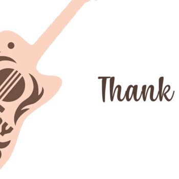 Intra απο ξύλο plywood 3mm-4mm πάχος - Πινακίδα Guitar Plant | Cake Topper για τον μπαμπά Δίασταση 75x4 cm INTRAFABR-98065784 - Image 3