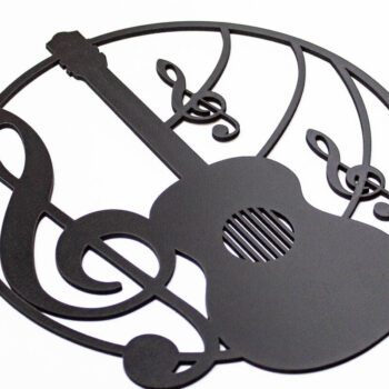 Intra απο ξύλο plywood 3mm-4mm πάχος - Τέχνη τοίχου κιθάρας Δίασταση 6x6 cm INTRAFABR-69787177 - Image 2