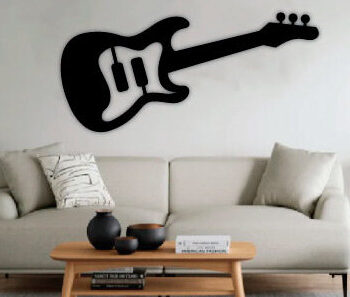 Intra απο ξύλο plywood 3mm-4mm πάχος - Κιθάρες Μουσική Ξύλινη Τέχνη τοίχου Δίασταση 40x50 cm INTRAFABR-70872815 - Image 2