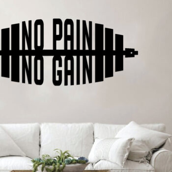 Intra απο ξύλο plywood 3mm-4mm πάχος - Gym Dumbbell Wall Art Decor Δίασταση 40x50 cm INTRAFABR-88137164 - Image 2