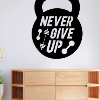 Intra απο ξύλο plywood 3mm-4mm πάχος -  με λέιζερ με μεταλλικό τοίχο τέχνης γυμναστικής Δίασταση 40x50 cm INTRAFABR-88137531 - Image 3