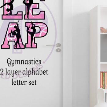 Intra απο ξύλο plywood 3mm-4mm πάχος - Γυμναστική Γυναικεία σιλουέτα γράμματα Δίασταση 30x20 cm INTRAFABR-94938556 - Image 3