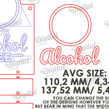 Intra απο ξύλο plywood 3mm-4mm πάχος - Συνήθεια αντίστροφη μέτρηση πλάκα κοπής με λέιζερ Δίασταση 30x20 cm INTRAFABR-123028675 - Image 2