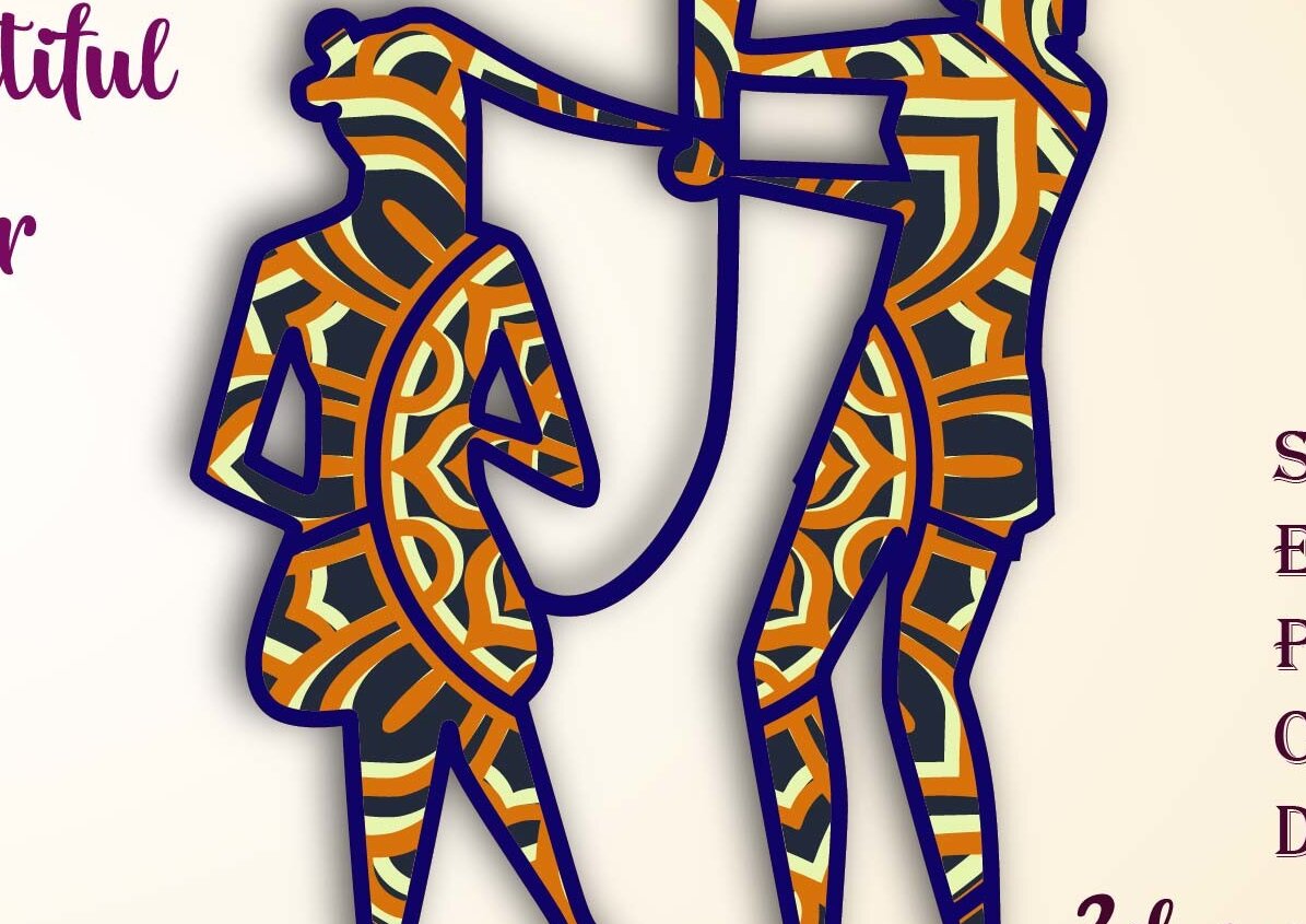 Intra απο ξύλο plywood 3mm-4mm πάχος - Κομμωτής και πελάτης Δίασταση 30x20 cm INTRAFABR-25525334