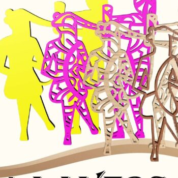 Intra απο ξύλο plywood 3mm-4mm πάχος - Κομμωτής και πελάτης Δίασταση 30x20 cm INTRAFABR-25525334 - Image 8