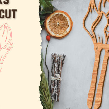 Intra απο ξύλο plywood 3mm-4mm πάχος - Μαλλιά Στικς Floral Κόψιμο με λέιζερ ΔΕΜΑΤΑ Δίασταση 30x20 cm INTRAFABR-122943449 - Image 7