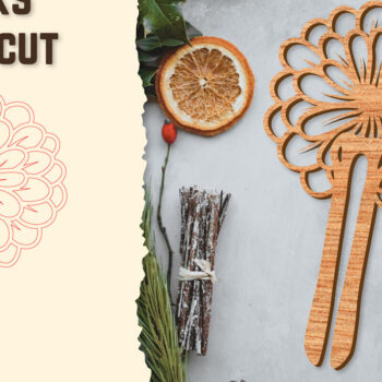 Intra απο ξύλο plywood 3mm-4mm πάχος - Μαλλιά Στικς Floral Κόψιμο με λέιζερ ΔΕΜΑΤΑ Δίασταση 30x20 cm INTRAFABR-122943449 - Image 15