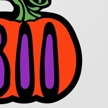 Intra απο ξύλο plywood 3mm-4mm πάχος - Τρισδιάστατη κολοκύθα αποκριών #1 Δίασταση 40x50 cm INTRAFABR-38141589 - Image 2