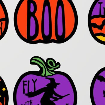 Intra απο ξύλο plywood 3mm-4mm πάχος - Δέσμη 3D κολοκύθας αποκριών Δίασταση 40x50 cm INTRAFABR-38072916 - Image 2