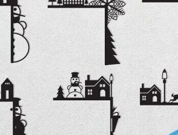 Intra απο ξύλο plywood 3mm-4mm πάχος - Γωνιακό σετ αποκριών και χριστουγεννιάτικων πορτών Δίασταση 15x15 cm INTRAFABR-39171909 - Image 10