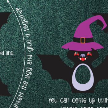 Intra απο ξύλο plywood 3mm-4mm πάχος - Πρότυπο  θήκης αυγών αποκριών νυχτερίδας Δίασταση 30x20 cm INTRAFABR-15327539 - Image 1