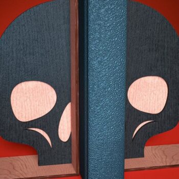 Intra απο ξύλο plywood 3mm-4mm πάχος - Halloween Bookend Laser Cut  Δίασταση 15x15 cm INTRAFABR-75892200 - Image 1