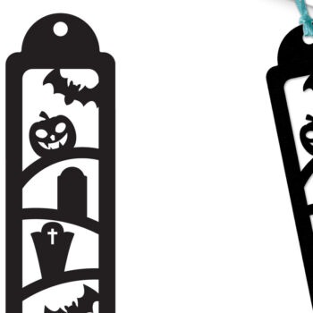 Intra απο ξύλο plywood 3mm-4mm πάχος - Halloween Bookmark Lasercut  Δίασταση 15x15 cm INTRAFABR-104774810 - Image 5