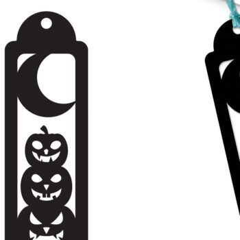 Intra απο ξύλο plywood 3mm-4mm πάχος - Halloween Bookmark Lasercut  Δίασταση 15x15 cm INTRAFABR-104774810 - Image 8