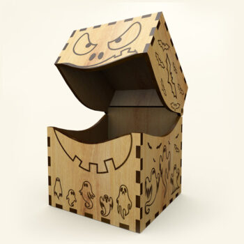 Intra απο ξύλο plywood 3mm-4mm πάχος - Κουτί αποκριών Δίασταση 15x15 cm INTRAFABR-108720865 - Image 2