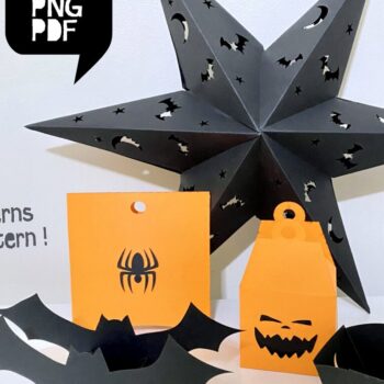 Intra απο ξύλο plywood 3mm-4mm πάχος - Πακέτο Halloween Box με Bonus Star Δίασταση 20x20 cm INTRAFABR-39975176 - Image 1