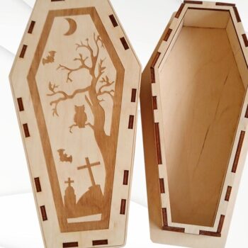 Intra απο ξύλο plywood 3mm-4mm πάχος - Κουτί αποκριών Δίασταση 15x15 cm INTRAFABR-30428619 - Image 1