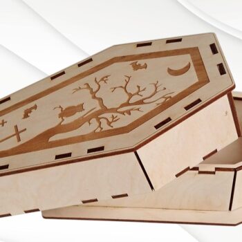 Intra απο ξύλο plywood 3mm-4mm πάχος - Κουτί αποκριών Δίασταση 15x15 cm INTRAFABR-30428619 - Image 8