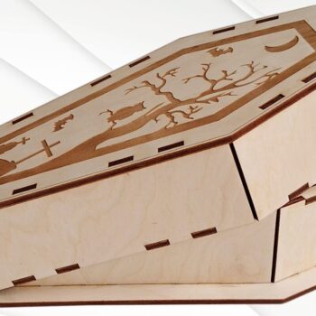 Intra απο ξύλο plywood 3mm-4mm πάχος - Κουτί αποκριών Δίασταση 15x15 cm INTRAFABR-30428619 - Image 9