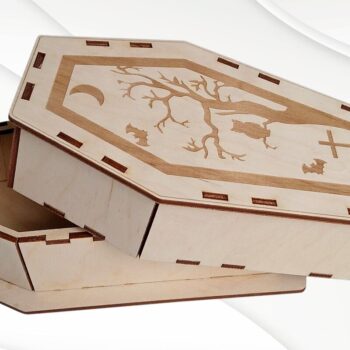 Intra απο ξύλο plywood 3mm-4mm πάχος - Κουτί αποκριών Δίασταση 15x15 cm INTRAFABR-30428619 - Image 10