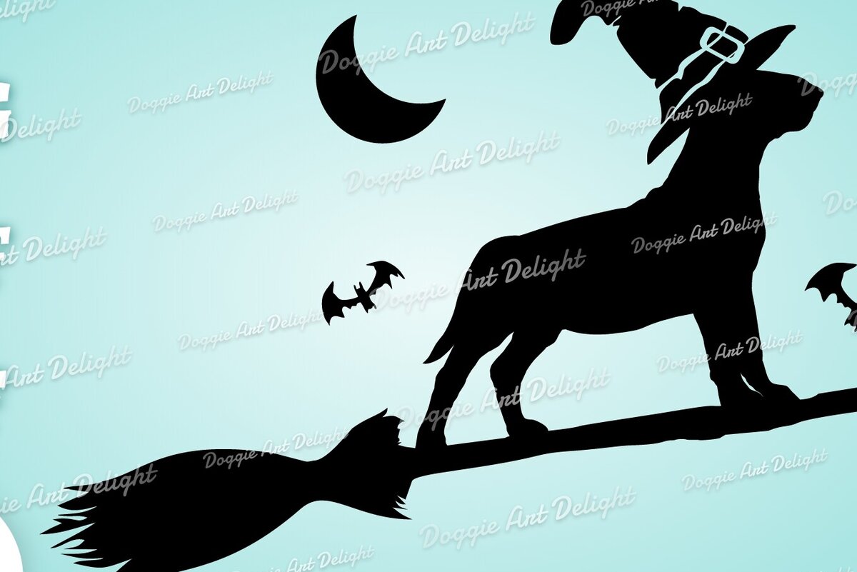 Intra απο ξύλο plywood 3mm-4mm πάχος - Halloween Bull Terrier Spooky Dog  Δίασταση 15x15 cm INTRAFABR-77775682