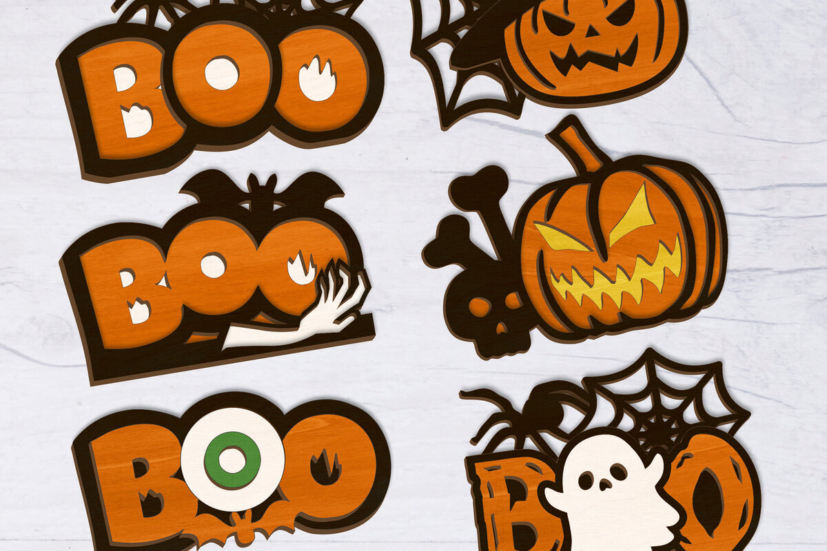 Intra απο ξύλο plywood 3mm-4mm πάχος - Διακοσμήσεις σπιτιού για το Halloween Bundle Δίασταση 8x4 cm INTRAFABR-105228881