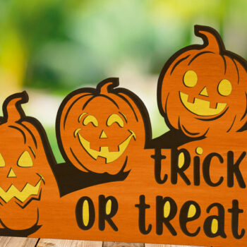 Intra απο ξύλο plywood 3mm-4mm πάχος - Διακοσμήσεις σπιτιού για το Halloween Bundle Δίασταση 8x4 cm INTRAFABR-105228881 - Image 2