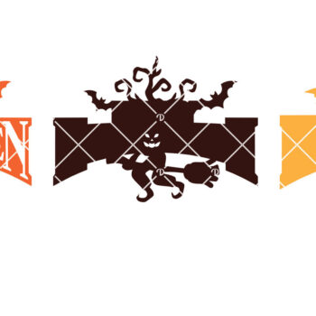 Intra απο ξύλο plywood 3mm-4mm πάχος - Halloween Cake Topper τρισδιάστατο χαρτί με στρώσεις Δίασταση 714x714 cm INTRAFABR-107621752 - Image 3