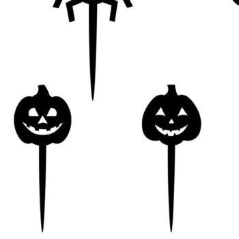 Intra απο ξύλο plywood 3mm-4mm πάχος - Τοπέρ για τούρτα Halloween. Κόψιμο με λέιζερ κολοκύθας Δίασταση 15x15 cm INTRAFABR-36132234 - Image 1